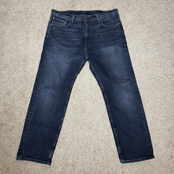 Levi's Other - Levi's 505 Jeans Men's Size 38x30 Straight Leg Medium Wash Blue Denim